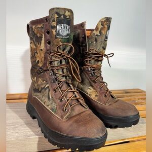 White’s Boots X Danner 56700X Men's Insulated 600 Hunting Boots GTX Camo Size 8D